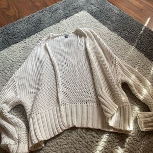 white aerie sweater